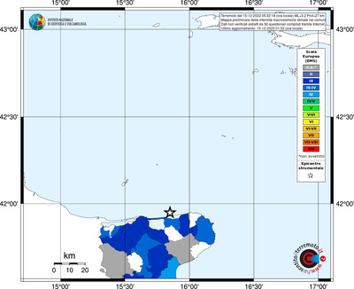 Mappa EMS - territori comuni