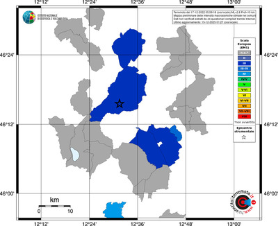 Mappa EMS - territori comuni