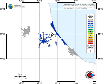 Mappa EMS - territori località