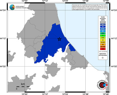 Mappa EMS - territori comuni