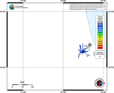 Mappa MCS - territori località