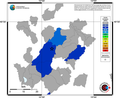 Mappa EMS - territori comuni
