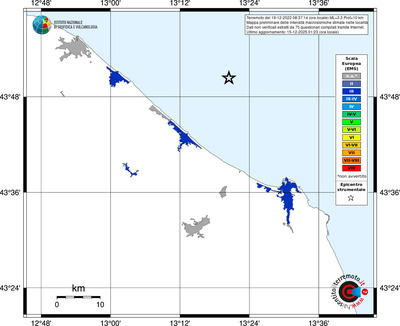Mappa EMS - territori località