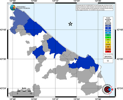 Mappa EMS - territori comuni