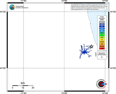Mappa EMS - territori località