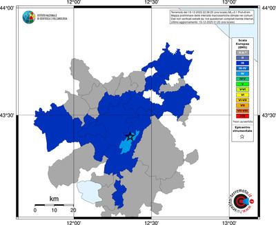 Mappa EMS - territori comuni