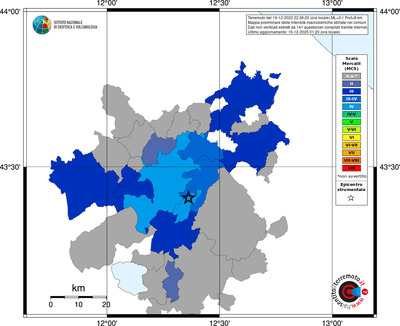 Mappa MCS - territori comuni