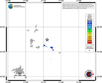 Mappa MCS - territori località