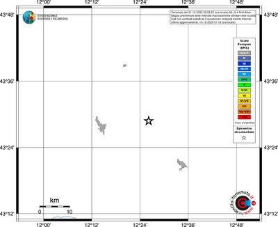 Mappa EMS - territori località