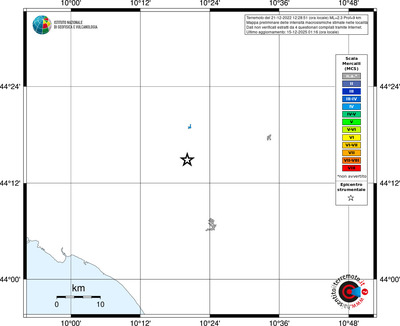 Mappa MCS - territori località