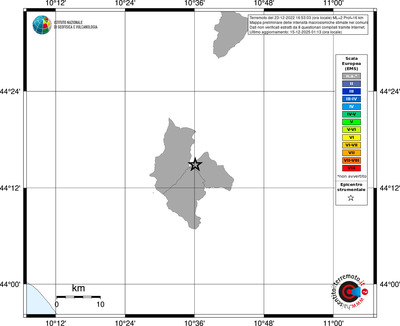 Mappa EMS - territori comuni