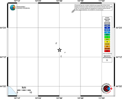 Mappa MCS - territori località