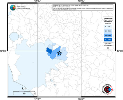 Mappa territorio comunale con almeno 3 questionari