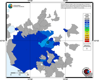 Mappa EMS - territori comuni