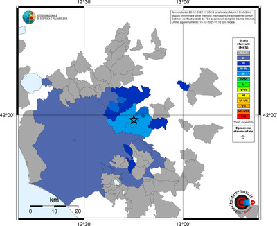 Mappa MCS - territori comuni