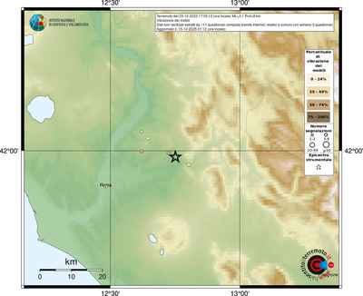 Mappa comuni con almeno 3 questionari