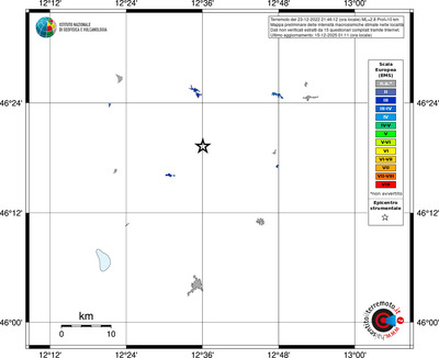 Mappa EMS - territori località