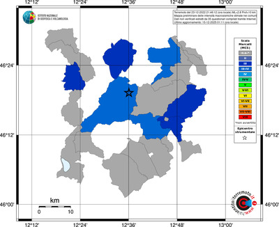 Mappa MCS - territori comuni
