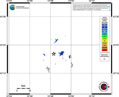 Mappa EMS - territori località