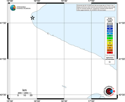 Mappa EMS - territori località