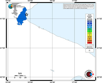 Mappa EMS - territori comuni
