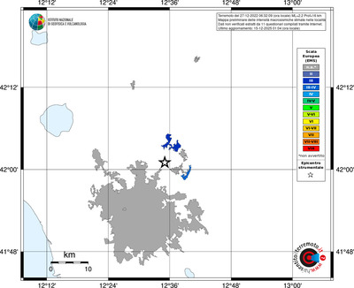 Mappa EMS - territori località