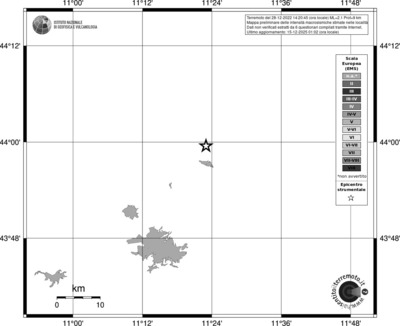 Mappa EMS - territori località
