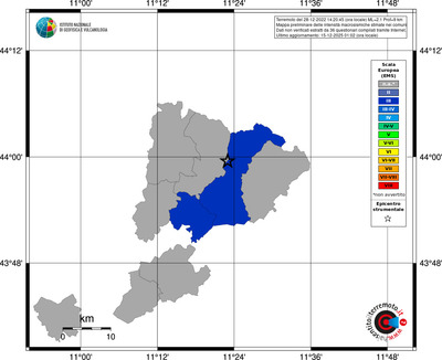 Mappa EMS - territori comuni