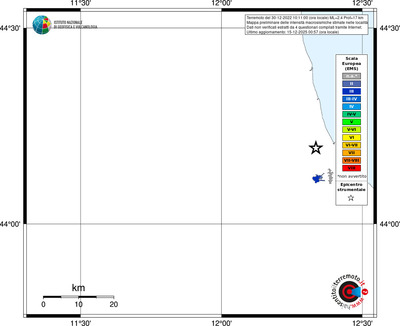 Mappa EMS - territori località