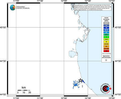 Mappa EMS - territori località