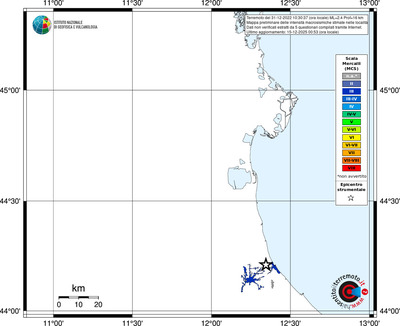 Mappa MCS - territori località