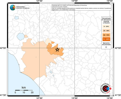 Mappa territorio comunale con almeno 3 questionari