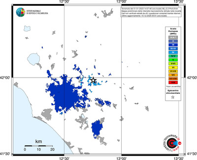 Mappa EMS - territori località