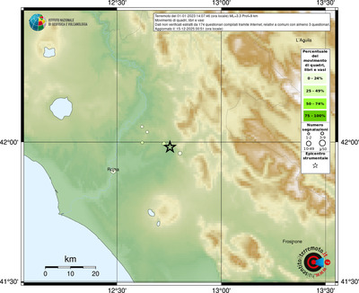Mappa comuni con almeno 3 questionari