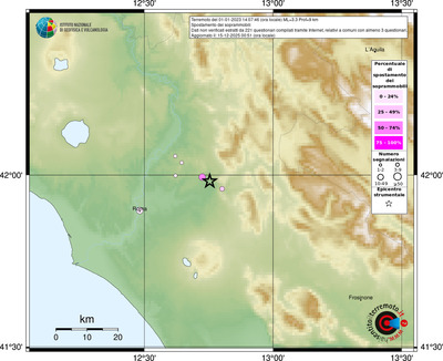 Mappa comuni con almeno 3 questionari