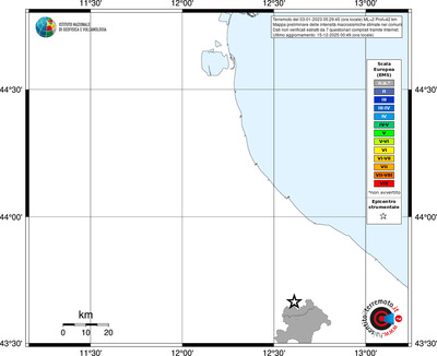 Mappa EMS - territori comuni