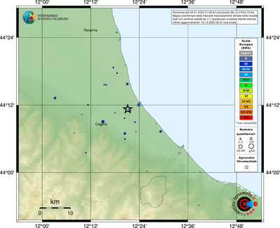 Mappa EMS - località