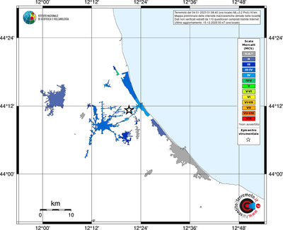 Mappa MCS - territori località