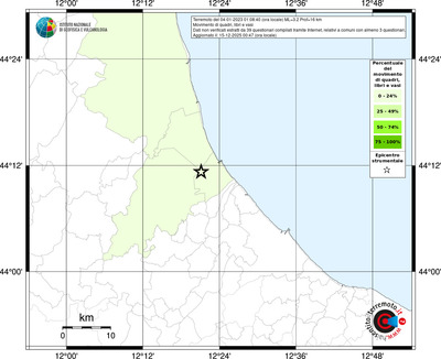 Mappa territorio comunale con almeno 3 questionari