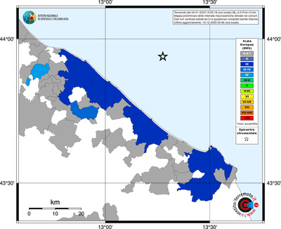 Mappa EMS - territori comuni