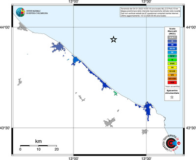 Mappa MCS - territori località