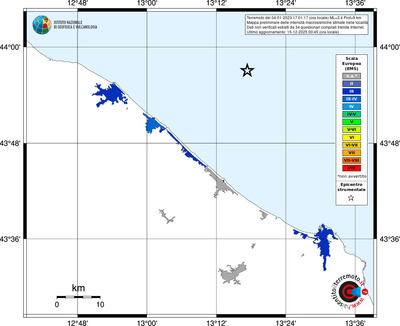 Mappa EMS - territori località