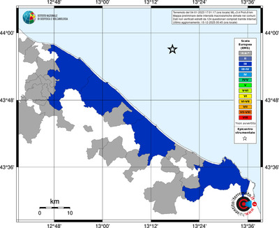 Mappa EMS - territori comuni