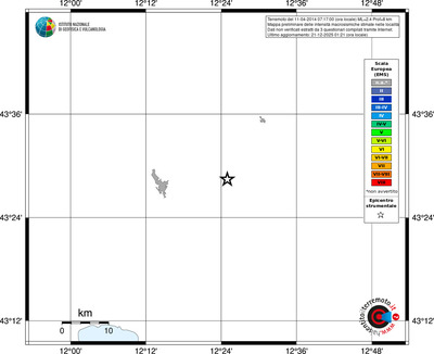 Mappa EMS - territori località