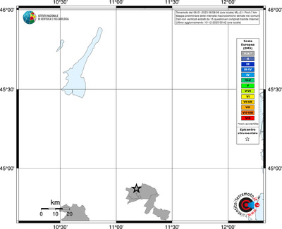 Mappa EMS - territori comuni