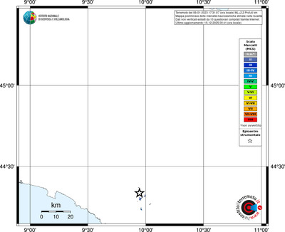 Mappa MCS - territori località