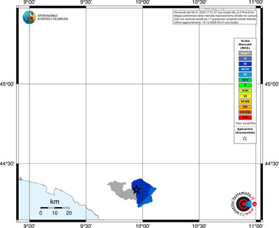 Mappa MCS - territori comuni