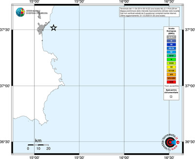 Mappa EMS - territori località