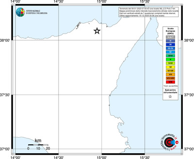 Mappa EMS - territori località