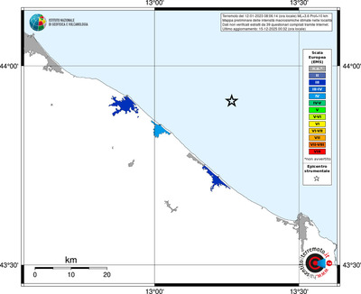 Mappa EMS - territori località